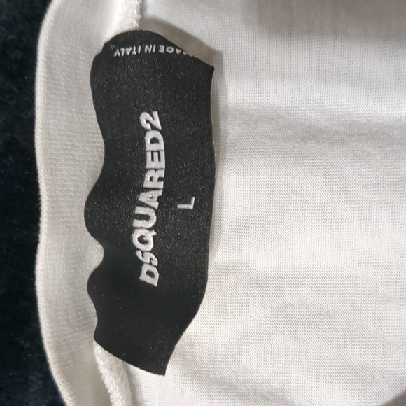 Dsquared2  Doodle flag cool T-shirt size Large - Picture 3 of 7